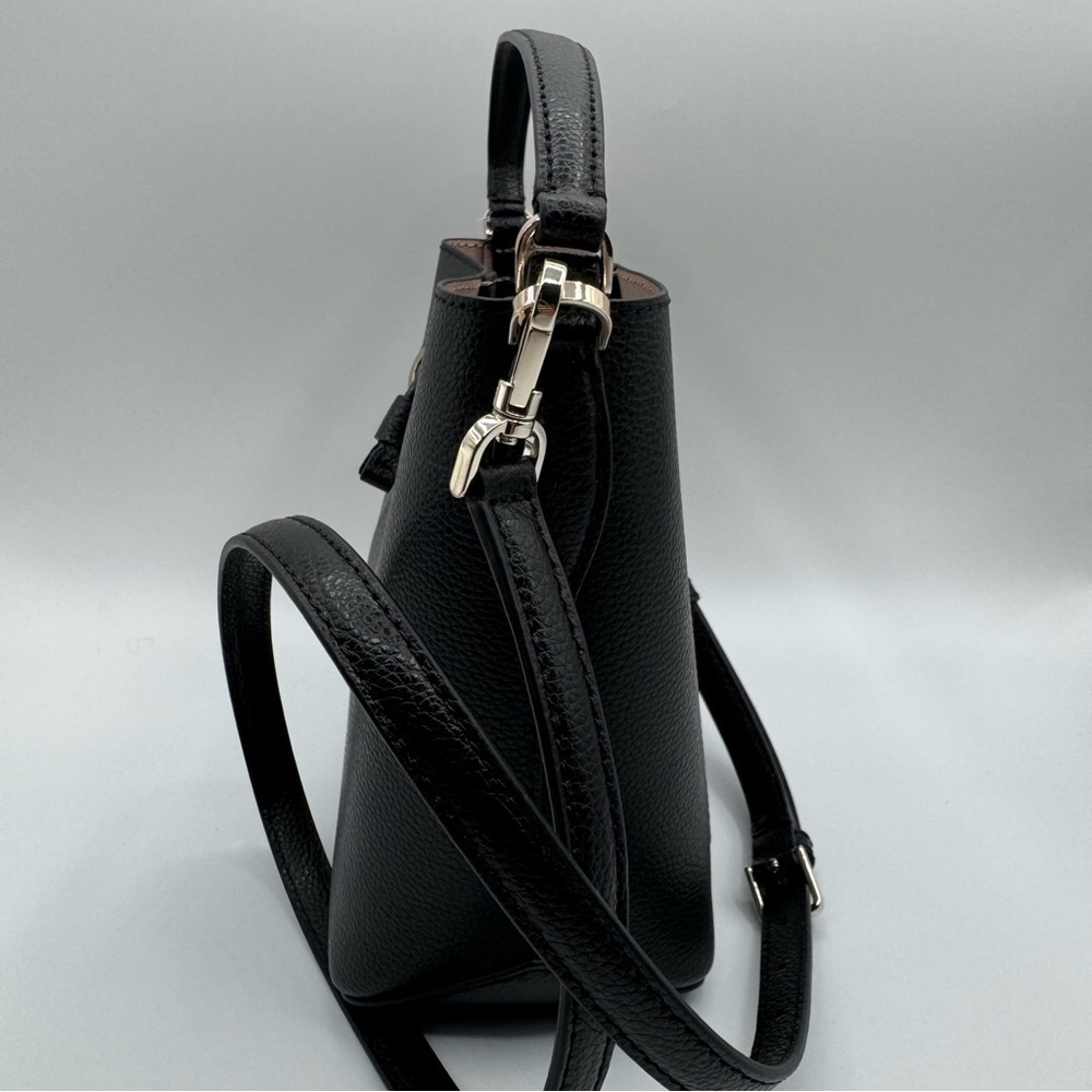 Kate Spade Black Leather Shoulder Bag | New with Tags - Picture 6 of 10